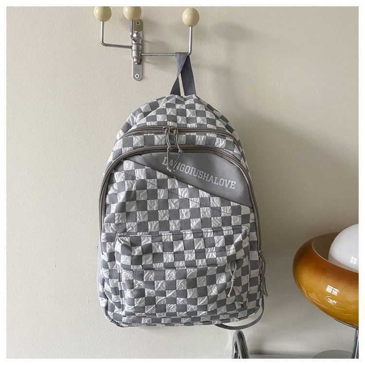 Рюкзак модель 658 (серый/белый)