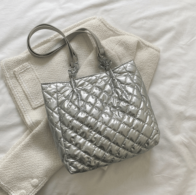 Сумка-шоппер модель 659 (серебро)