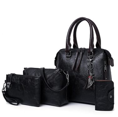 Набор сумок женских модель 670 (черный)
