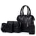 Набор сумок женских модель 670 (черный)