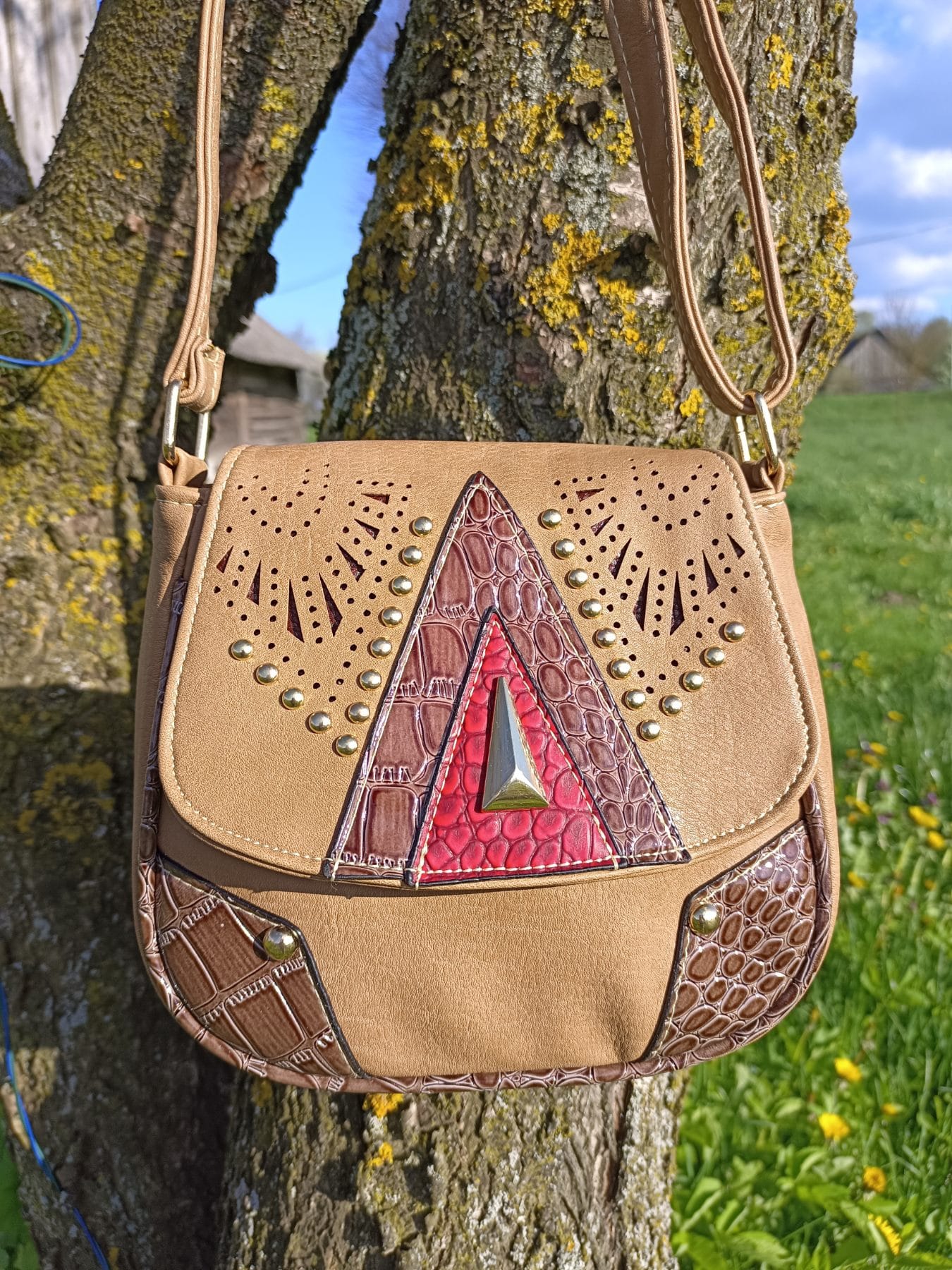 Сумка женская модель 714 (карамель)