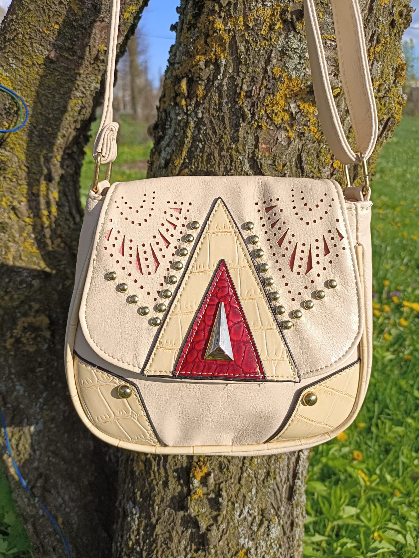 Сумка женская модель 714 (крем)