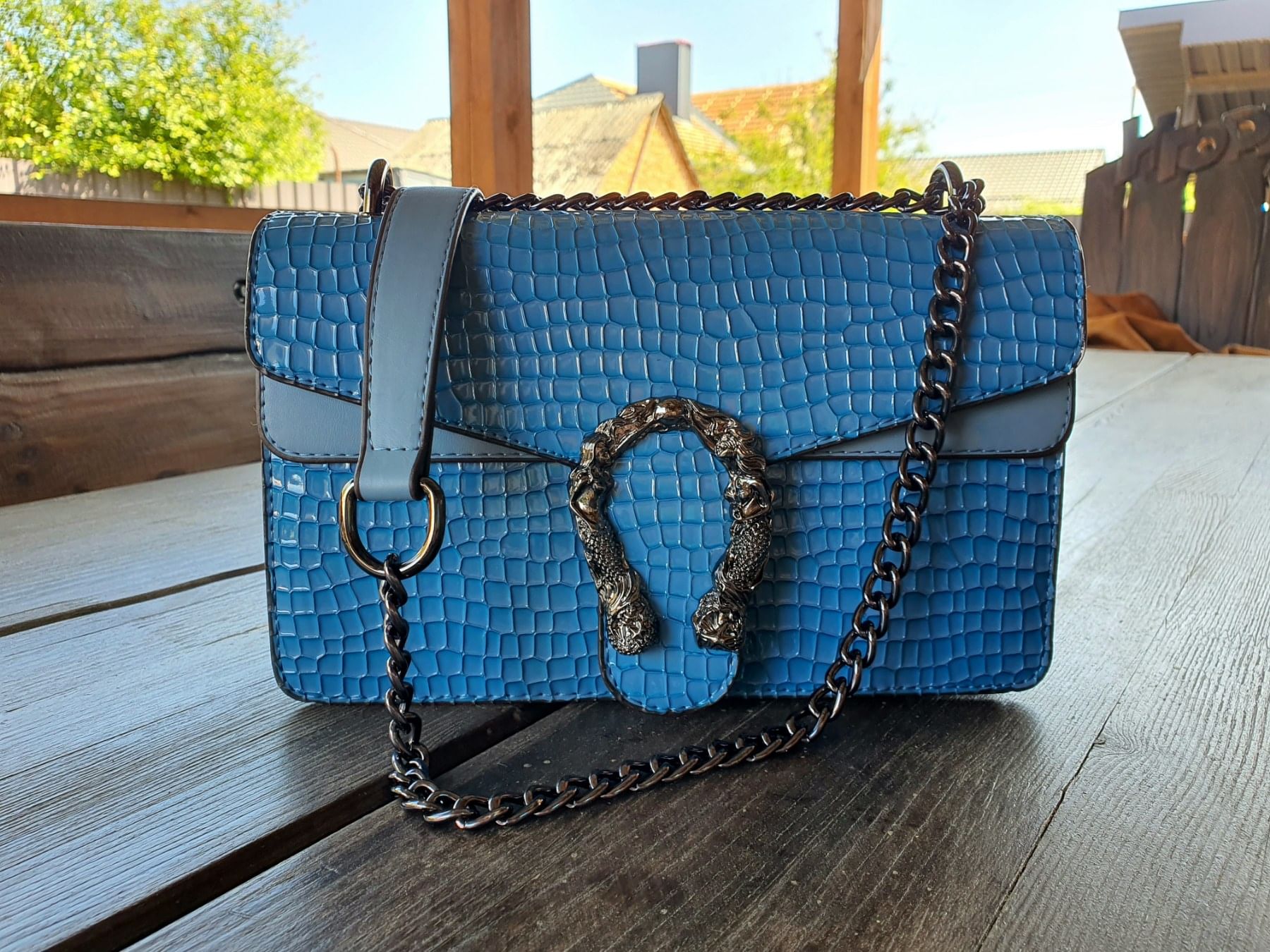 Сумка женская модель 716 (голубой)