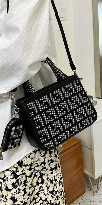 Сумка женская модель 743 (серебро мультиколор)