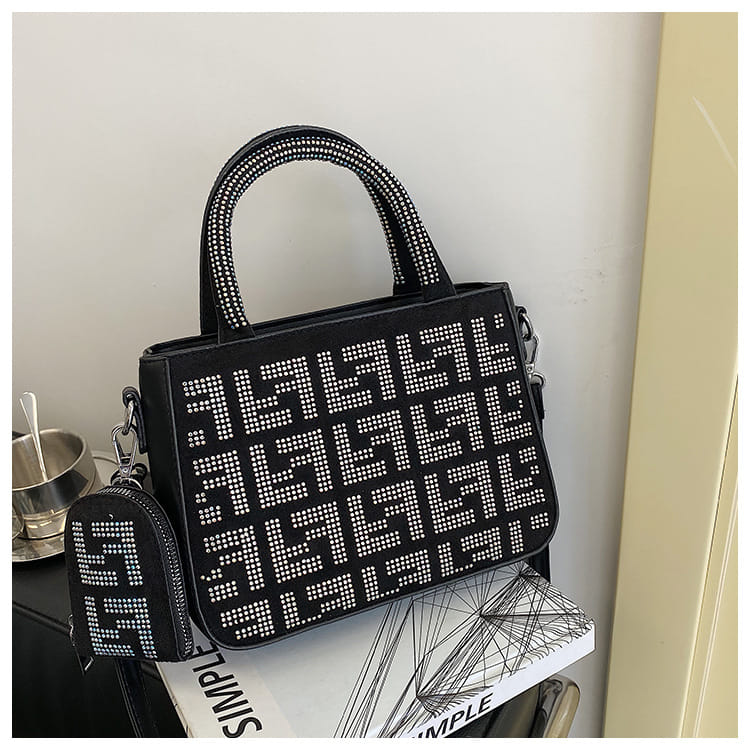 Сумка женская модель 743 (серебро мультиколор)