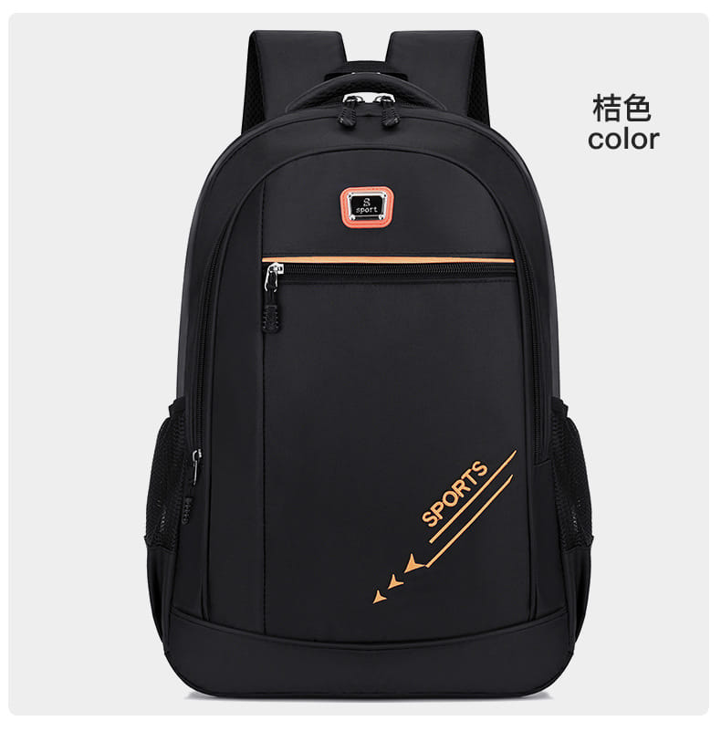 Рюкзак модель 759 (черный/оранжевый)