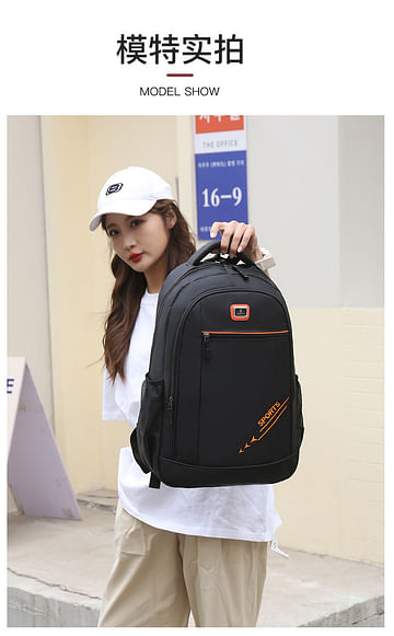 Рюкзак модель 759 (черный/оранжевый)