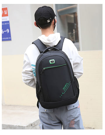 Рюкзак модель 759 (черный/зеленый)