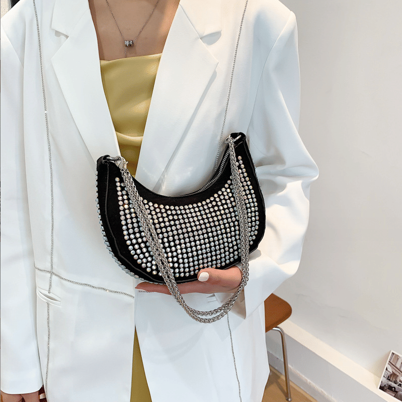 Сумка женская модель 786 (серебро/мультиколор)