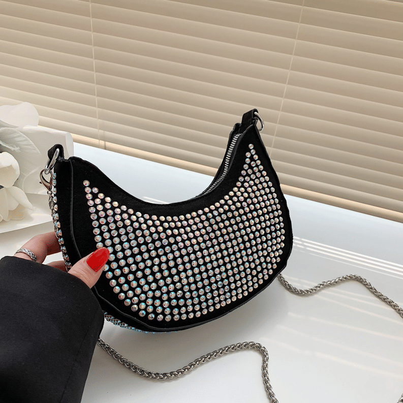 Сумка женская модель 786 (серебро/мультиколор)