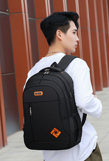 Рюкзак модель 807 (черный/оранжевый)
