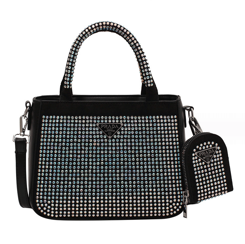 Сумка женская модель 808 (серебро/мультиколор)