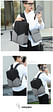 Набор рюкзак + сумки модель 814 (серый)
