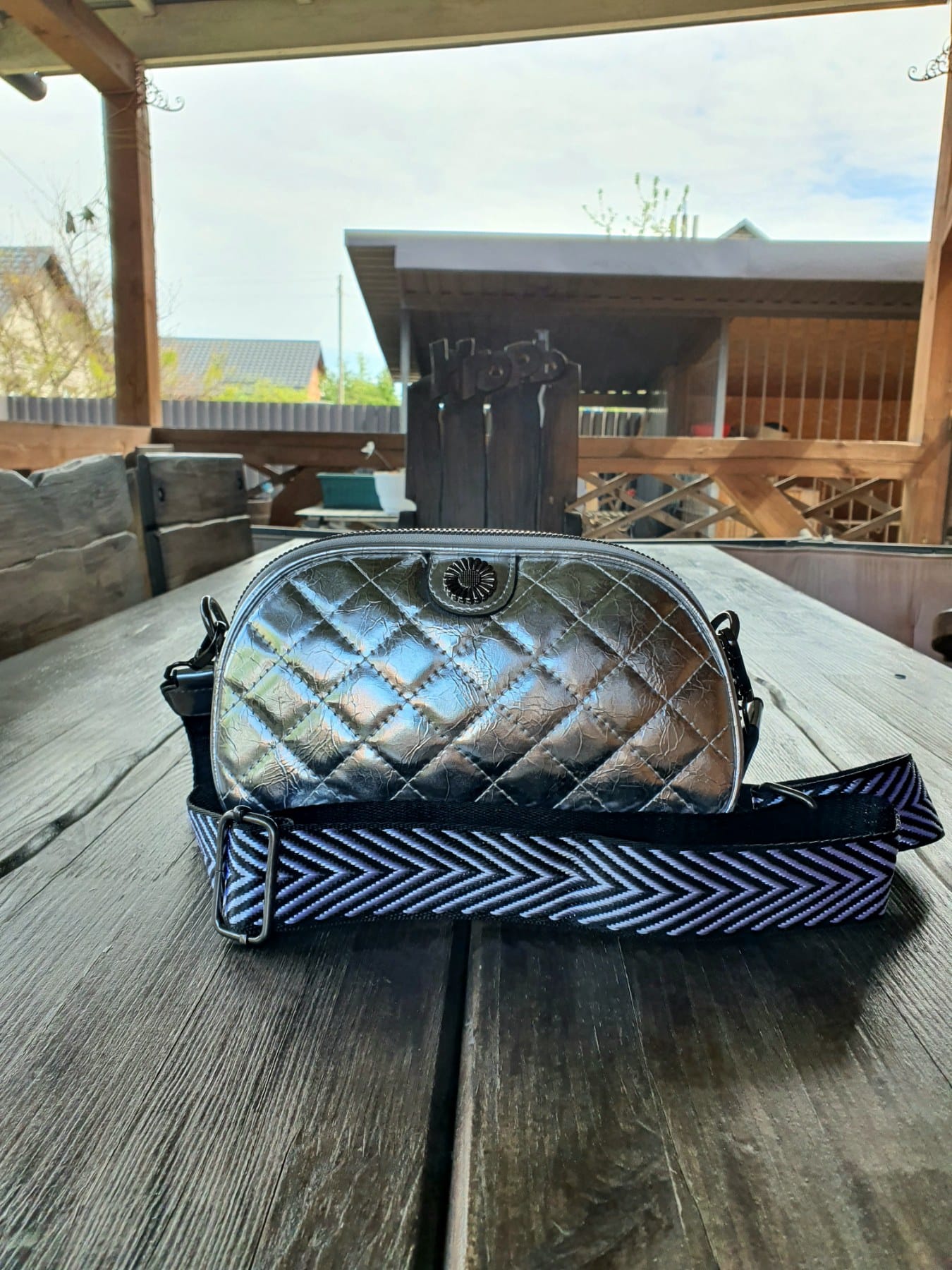 Сумка женская модель 837 (серебро)