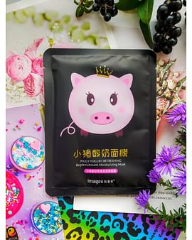 Йогуртовая лифтинг-маска для лица PIGGY YOGURT REFRESHING BLACK с бамбуком IMAGES Йогуртовая лифтинг-маска для лица PIGGY YOGURT REFRESHING BLACK с бамбуком IMAGES