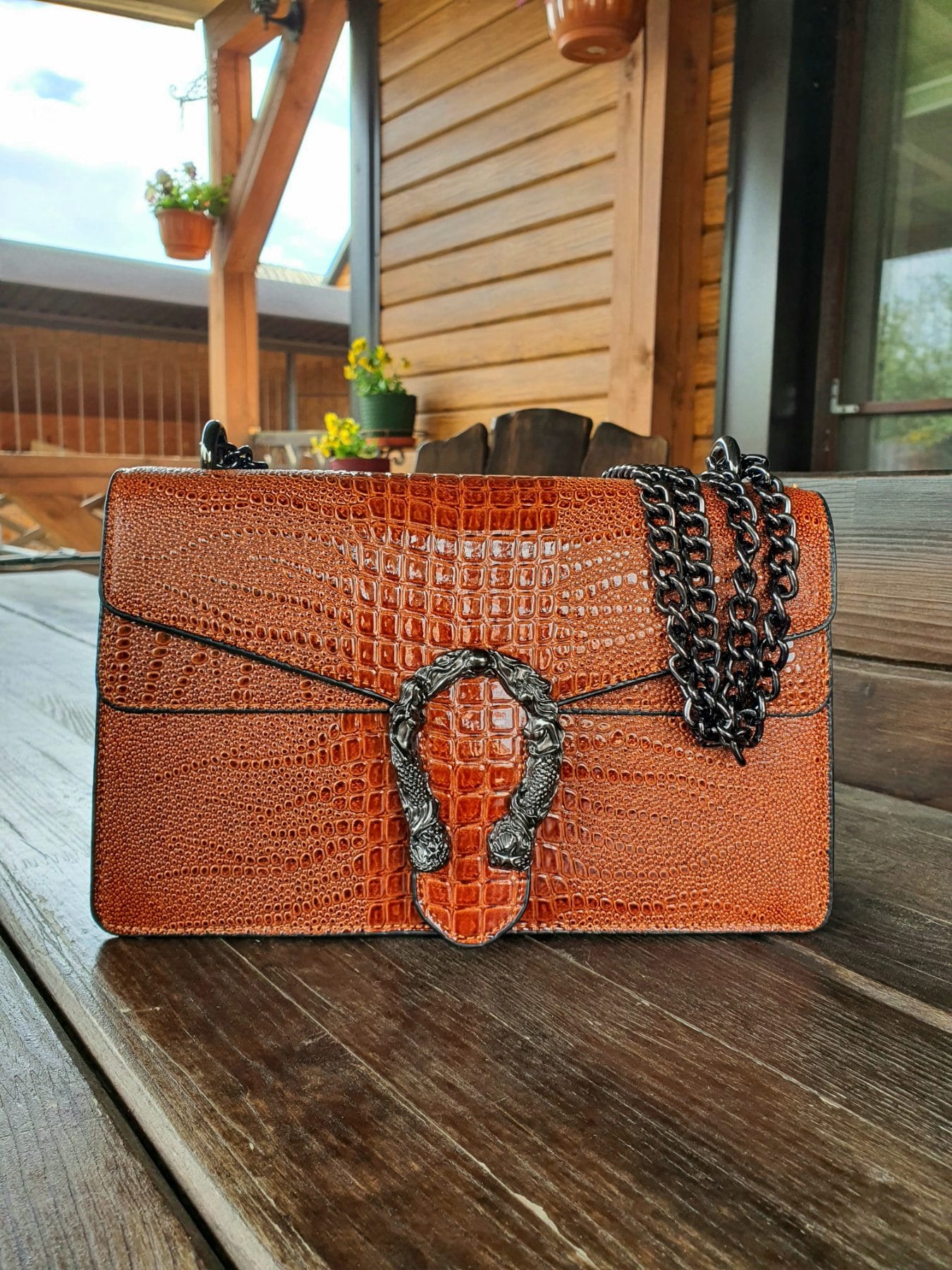 Сумка женская модель 977 (рыжий)