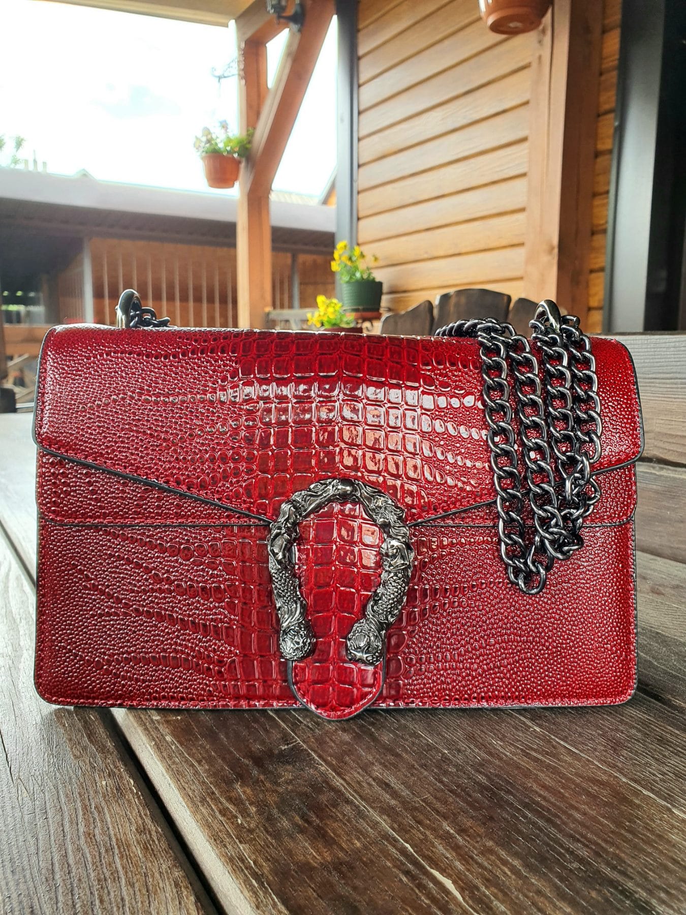 Сумка женская модель 977 (бордовый)