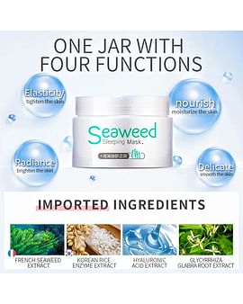 НОЧНАЯ МАСКА - КРЕМ С ЭКСТРАКТОМ МОРСКИХ ВОДОРОСЛЕЙ SEAWEED SLEEPING MASK 120 Г LAIKOI НОЧНАЯ МАСКА - КРЕМ С ЭКСТРАКТОМ МОРСКИХ ВОДОРОСЛЕЙ SEAWEED SLEEPING MASK 120 Г LAIKOI