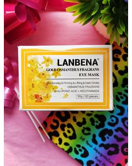 Патчи под глаза Gold Osmanthus Fragrans Eye Mask с маслом османтуса душистого 50 шт LANBENA Патчи под глаза Gold Osmanthus Fragrans Eye Mask с маслом османтуса душистого 50 шт LANBENA