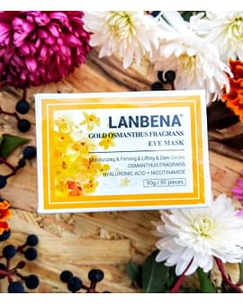 Патчи под глаза Gold Osmanthus Fragrans Eye Mask с маслом османтуса душистого 50 шт LANBENA Патчи под глаза Gold Osmanthus Fragrans Eye Mask с маслом османтуса душистого 50 шт LANBENA