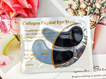 Гидрогелевые патчи для век с коллагеном и активированным углем Collagen Crystal Eye Mask, 1 пара LANBENA