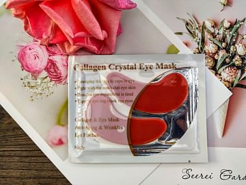 Гидрогелевые патчи для век с коллагеном и экстрактом красного вина Collagen Crystal Eye Mask, 1 пара LANBENA