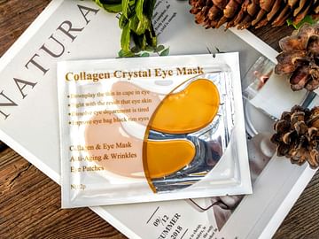 Гидрогелевые патчи для век с коллагеном и био-золотом Collagen Crystal Eye Mask, 1 пара LANBENA