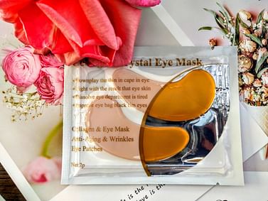 Гидрогелевые патчи для век с коллагеном и био-золотом Collagen Crystal Eye Mask, 1 пара LANBENA