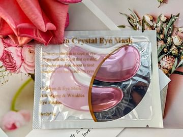 Гидрогелевые патчи для век с коллагеном и экстрактом виноградных косточек Collagen Crystal Eye Mask, 1 пара LANBENA