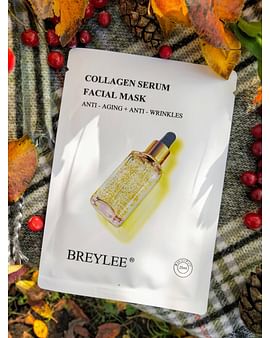 Омолаживающая маска для лица 24K Gold Serum Collagen Essence с золотом и коллагеном, 25 мл BREYLEE Омолаживающая маска для лица 24K Gold Serum Collagen Essence с золотом и коллагеном, 25 мл BREYLEE