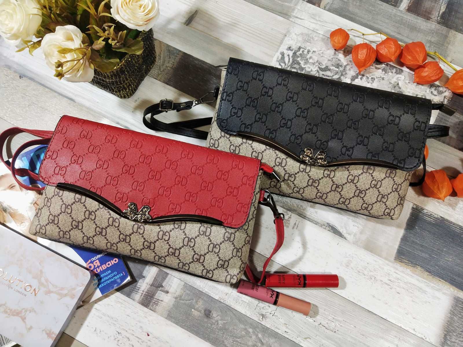 Сумка женская модель 327 (бордовый)