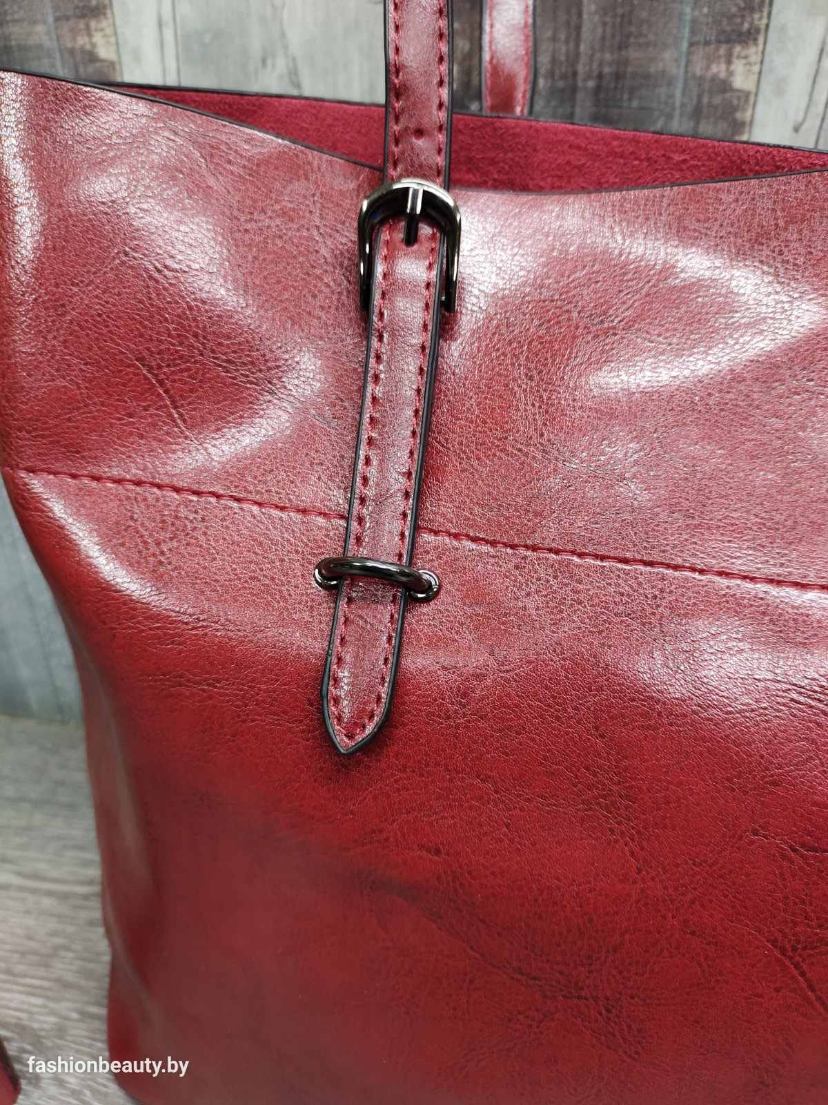 Сумка-шоппер модель 335 (вишня)