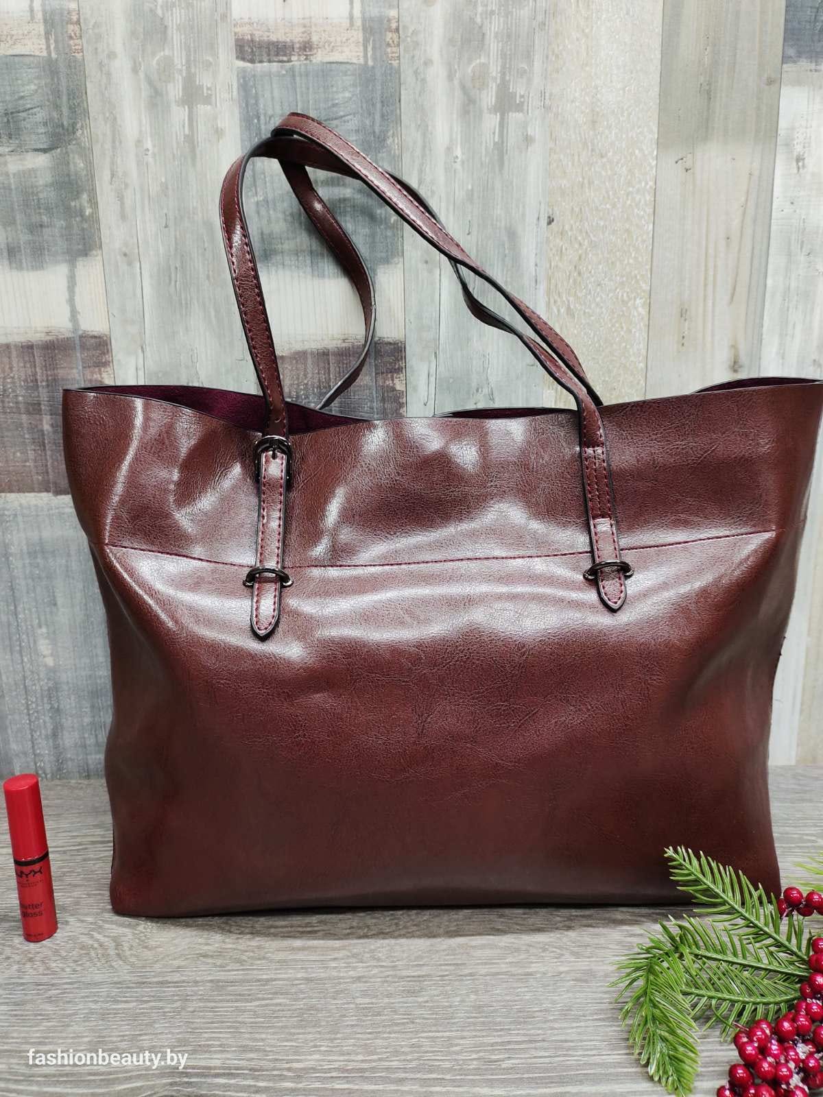 Сумка-шоппер модель 335 (спелая черешня)