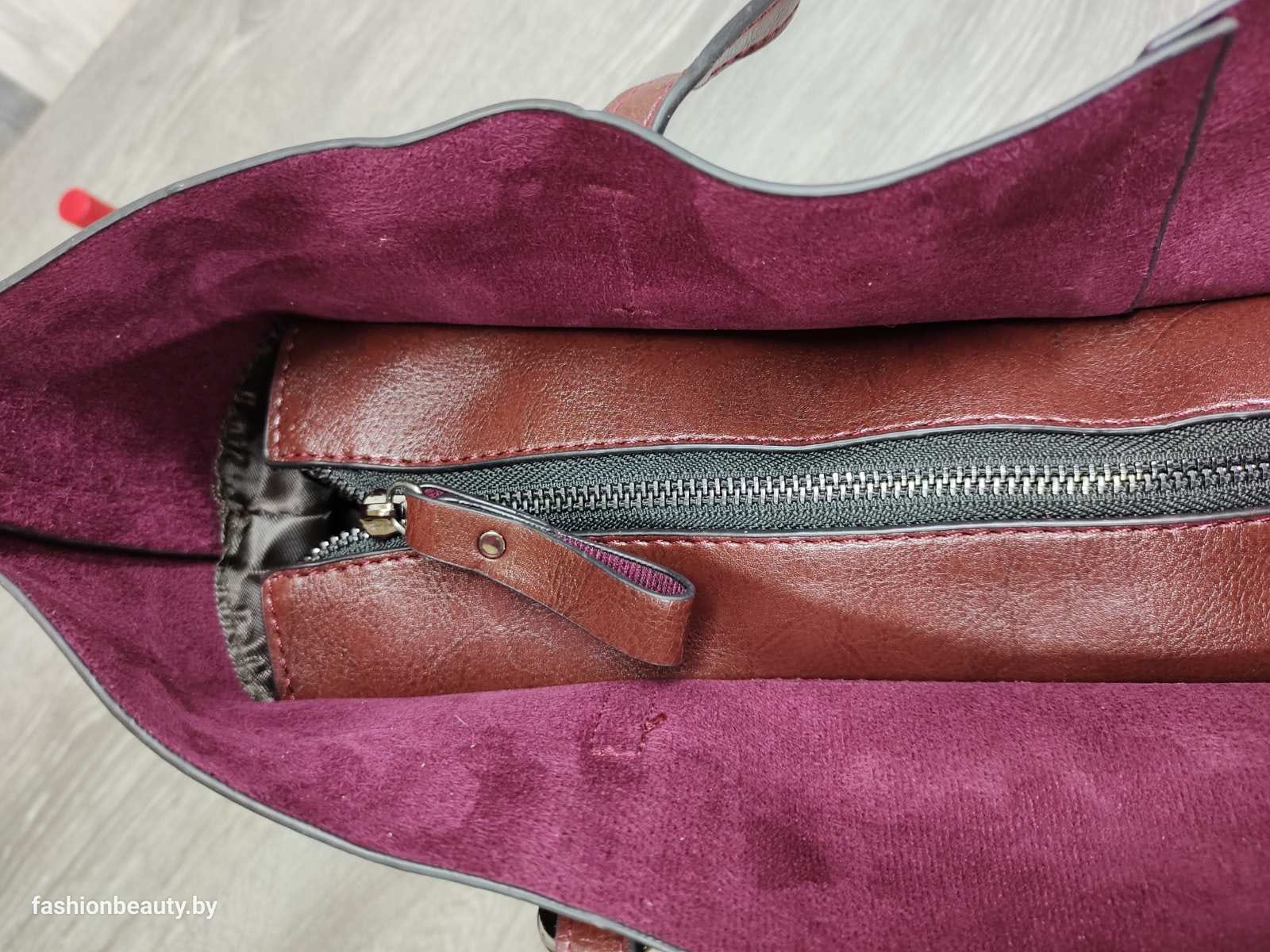 Сумка-шоппер модель 335 (спелая черешня)