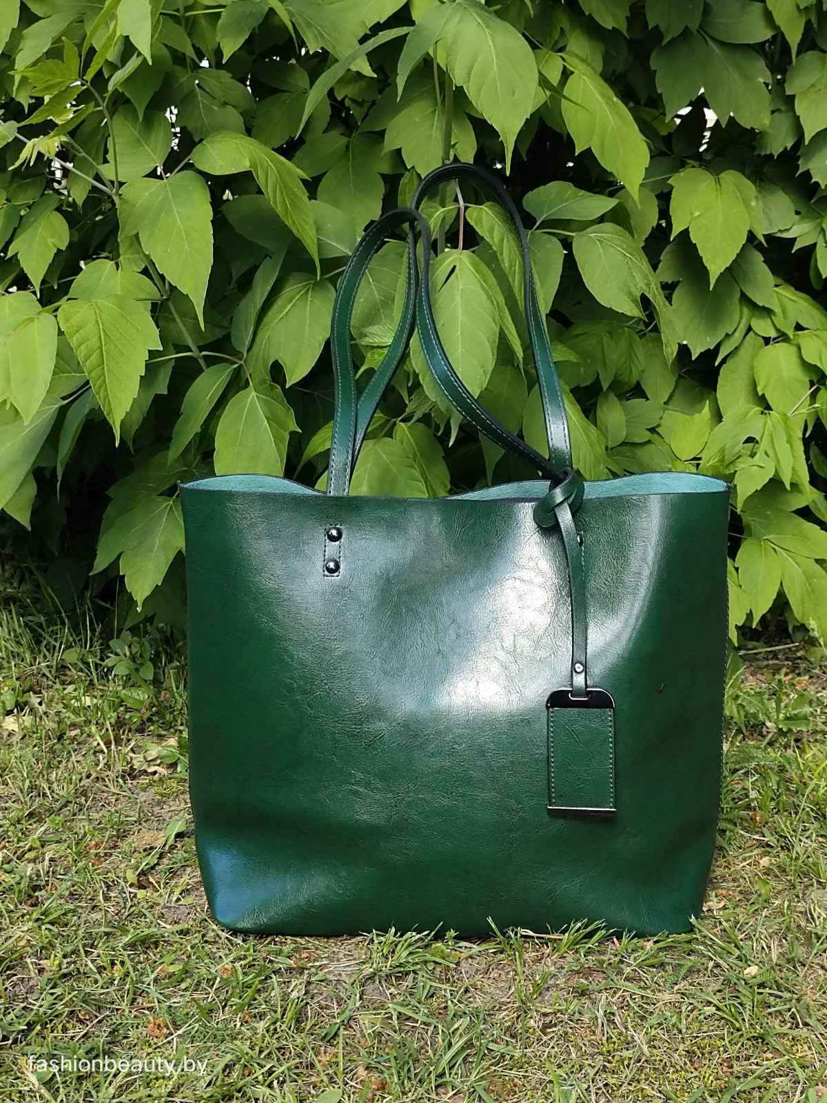 Сумка-шоппер модель 339 (зеленый мох)