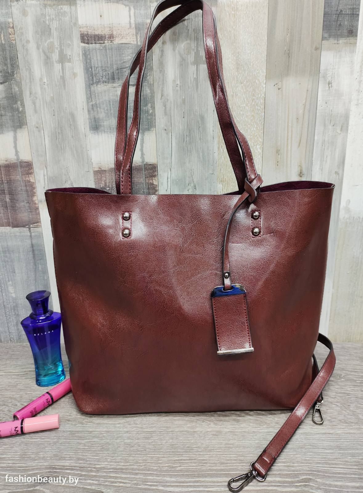 Сумка-шоппер модель 339 (спелая черешня)