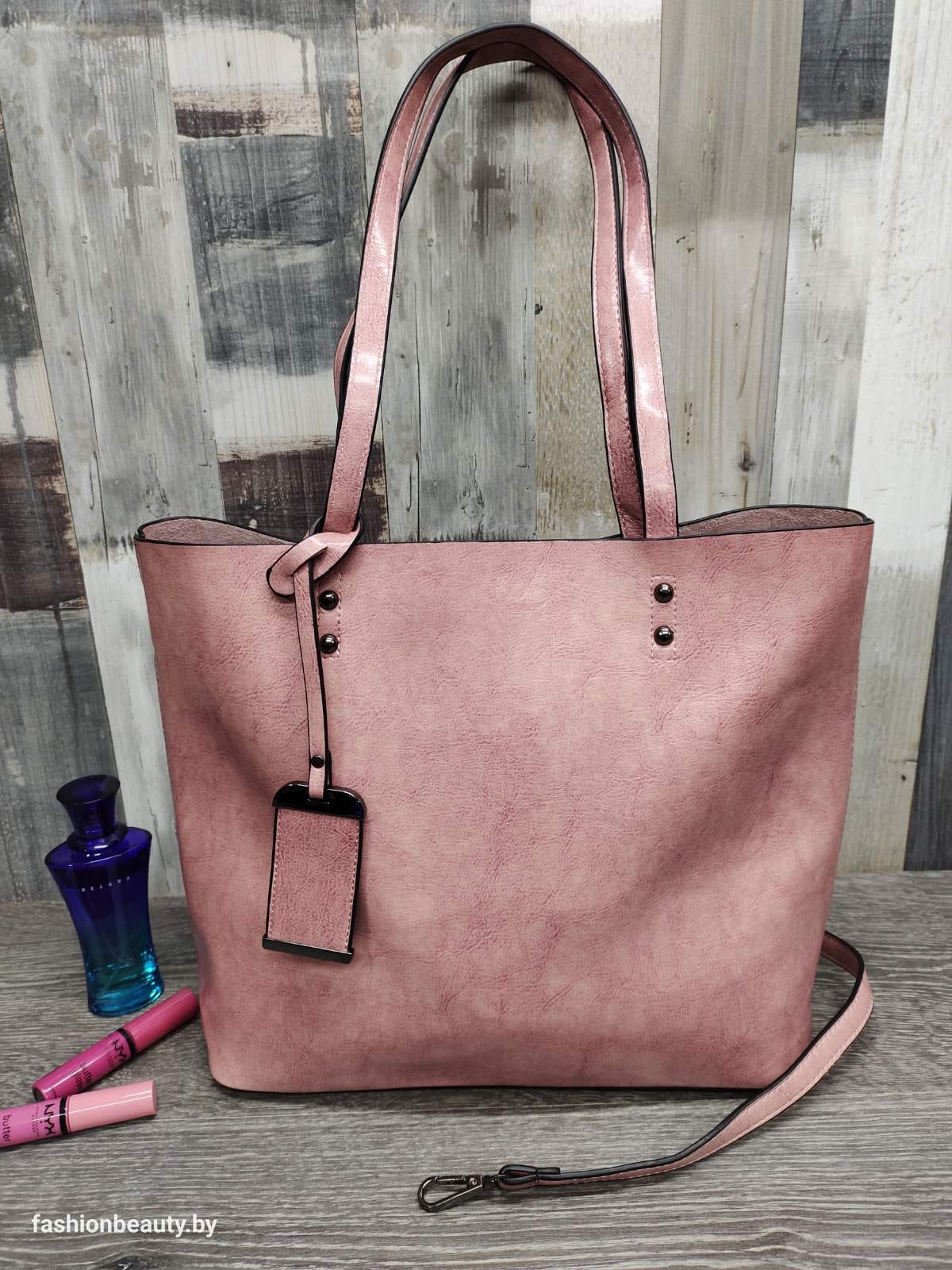 Сумка-шоппер модель 339 (пыльная роза)