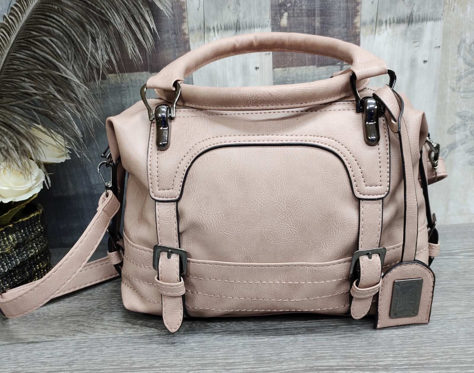 Сумка женская модель 377 (пудровый)