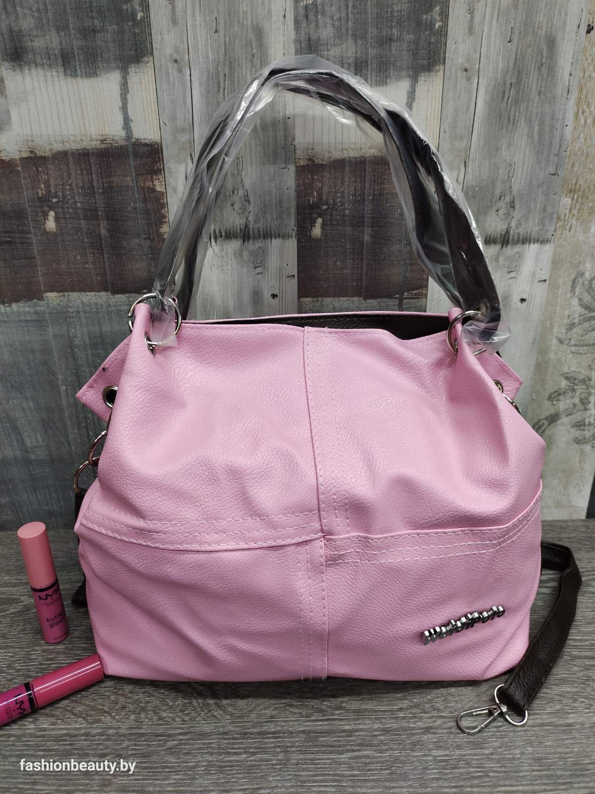 Сумка женская модель 379 (розовый зефир)