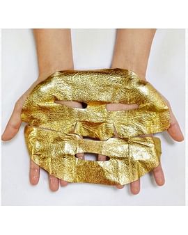Лифтинг-маска из золотой фольги с гиалуроновой кислотой Gold Above Beauty Mask Bioaqua