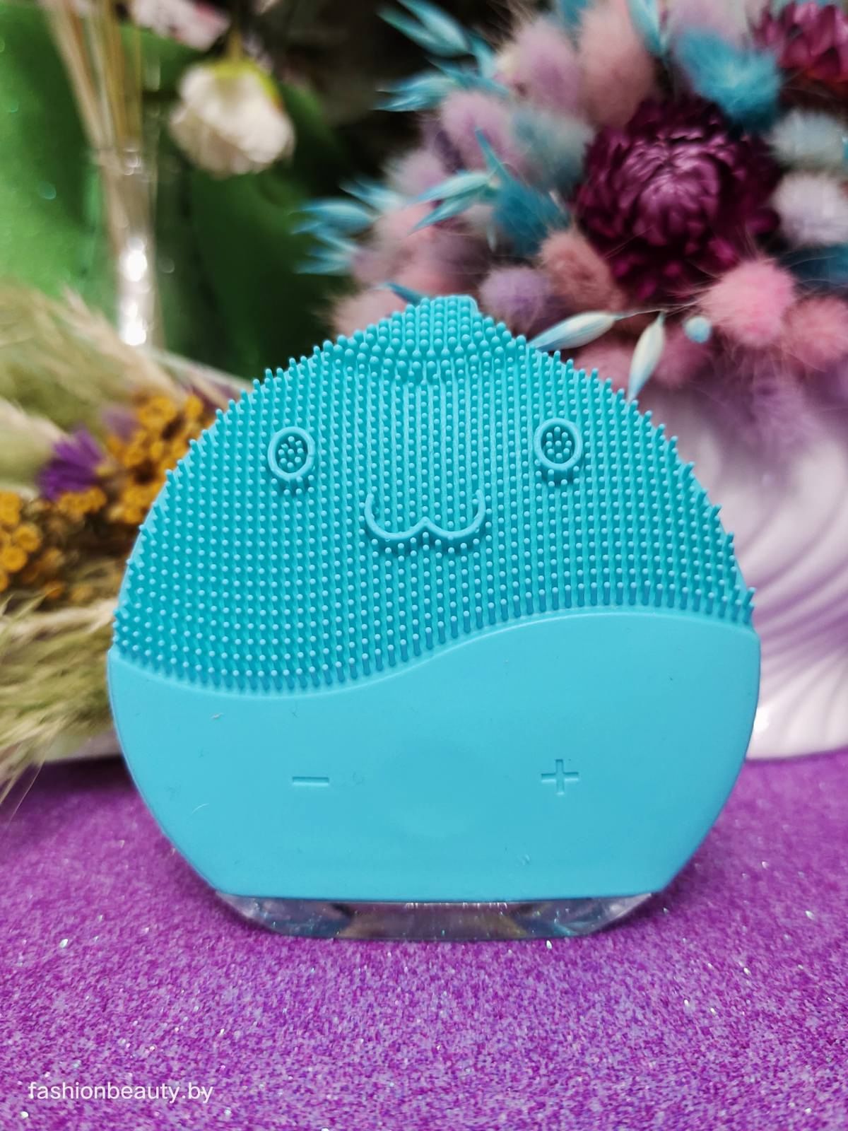 Щетка-массажёр для лица капля (бирюзовый)