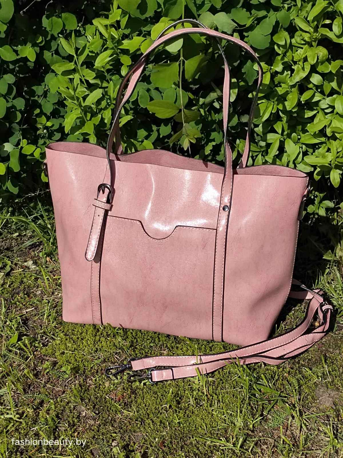 Сумка-шоппер модель 392 (пыльная роза)