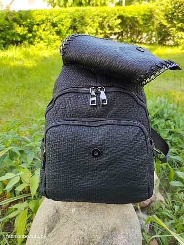 Рюкзак из натуральной кожи модель 396 (черный)
