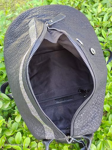 Рюкзак из натуральной кожи модель 406 (черный)