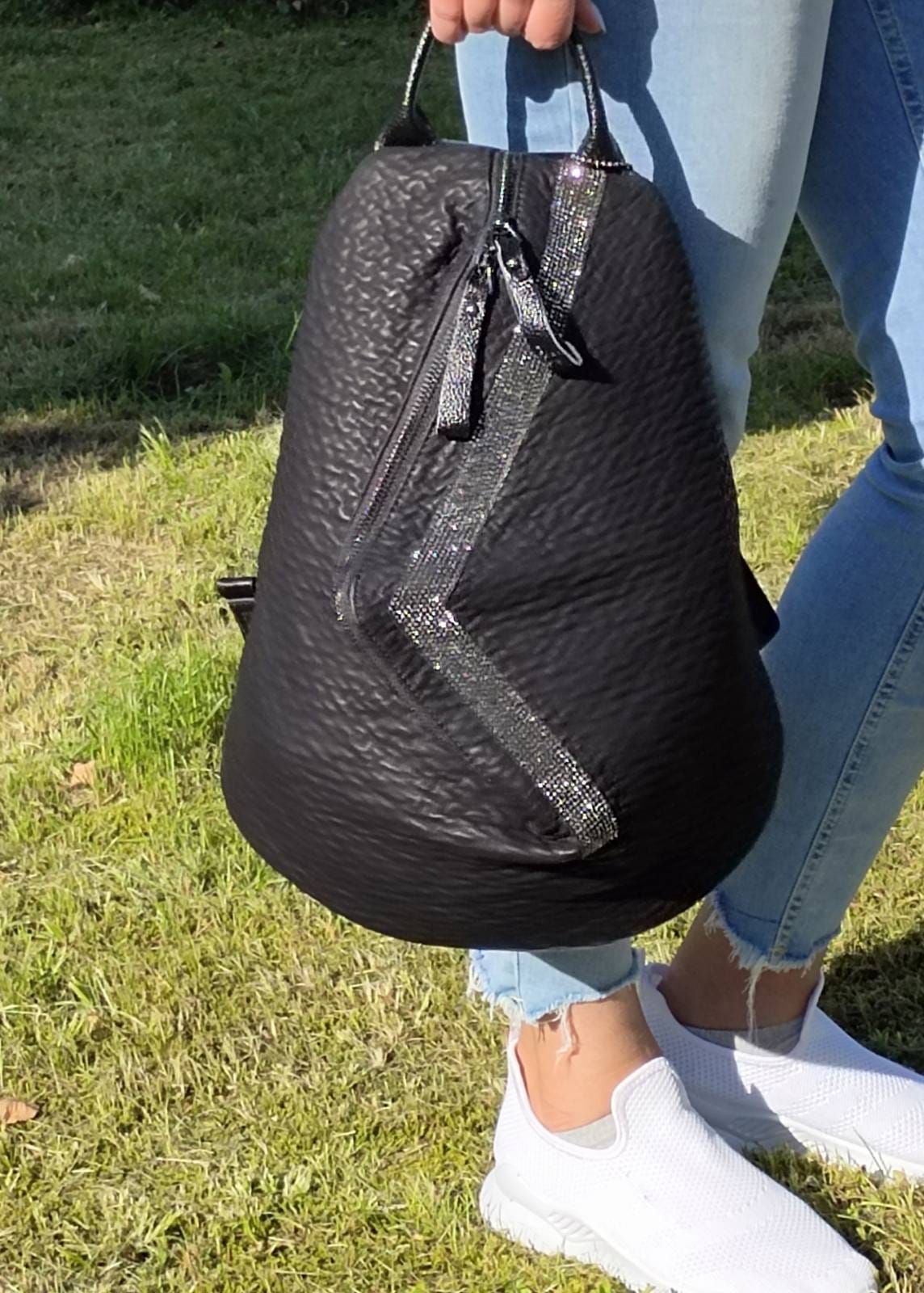 Рюкзак из натуральной кожи модель 406 (черный)