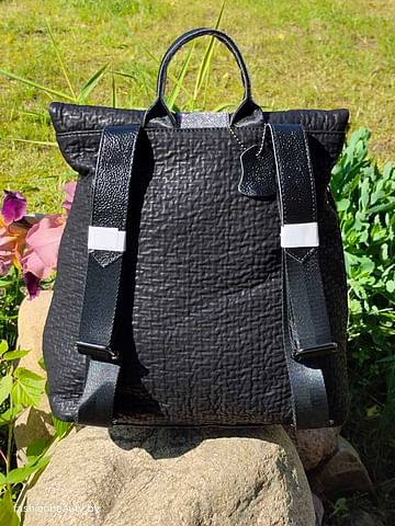 Рюкзак из натуральной кожи модель 411 (черный)