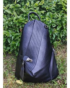 Рюкзак из натуральной кожи модель 417 (черный)