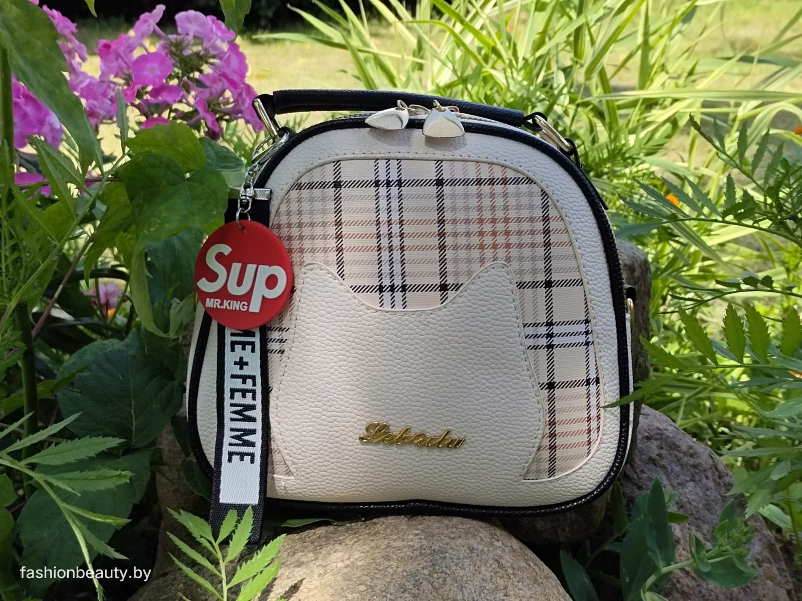 Сумка женская модель 442 KITTY (крем)