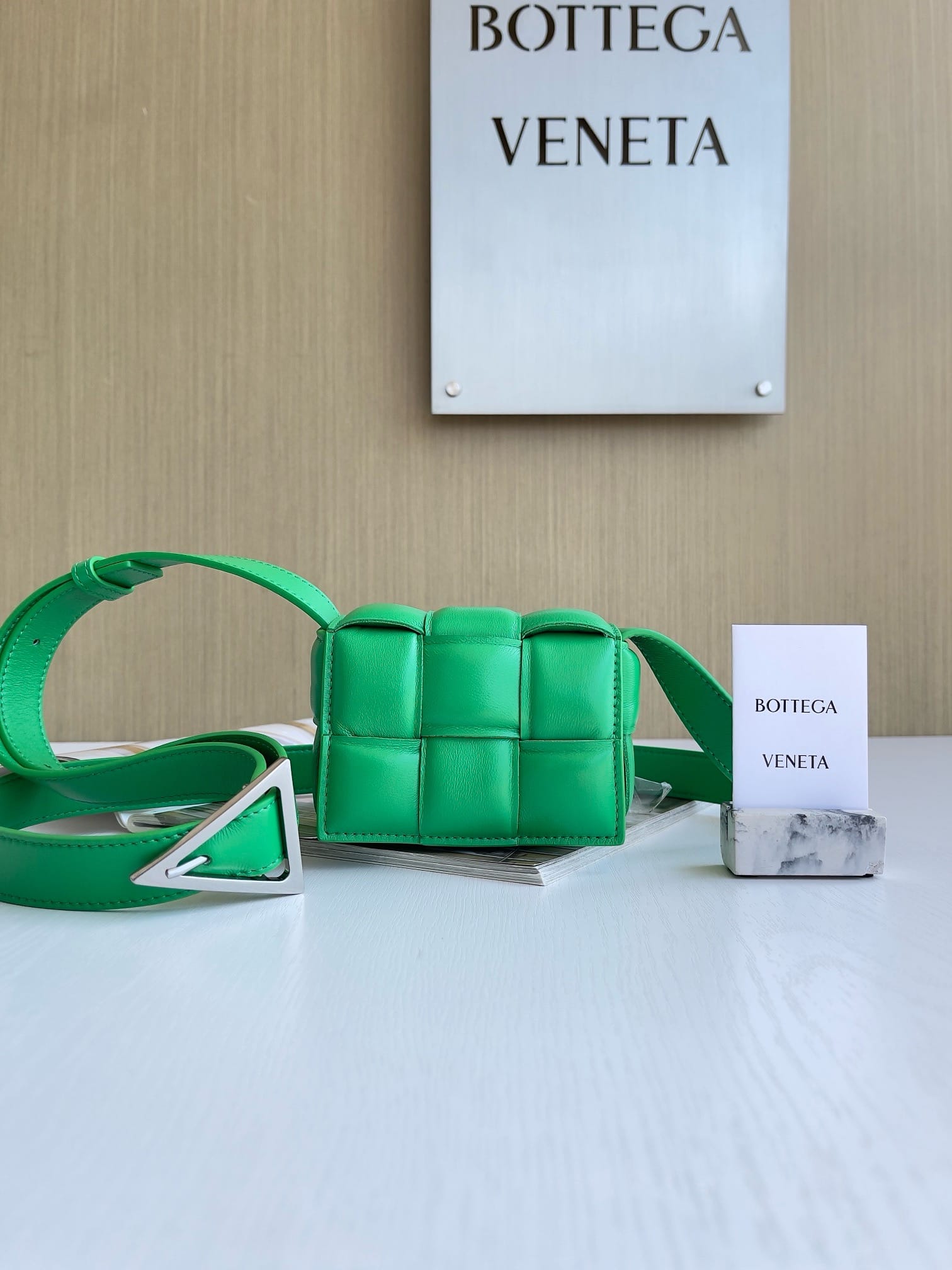 Padded mini cassette Bottega Veneta 716648.3