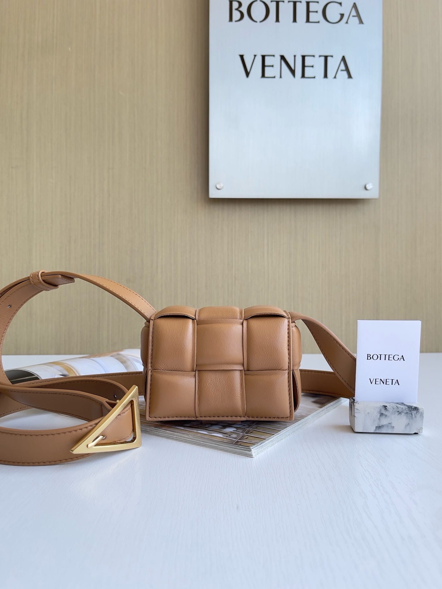 Padded mini cassette Bottega Veneta 716648.1